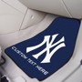 Picture of New York Yankees Personalized Carpet Car Mat Set