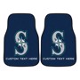 Picture of Seattle Mariners Personalized Carpet Car Mat Set