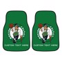 Picture of Boston Celtics Personalized Carpet Car Mat Set