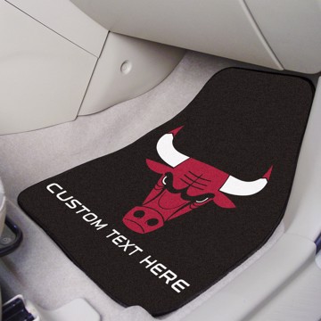Picture of Chicago Bulls Personalized Carpet Car Mat Set