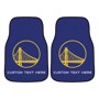 Picture of Golden State Warriors Personalized Carpet Car Mat Set