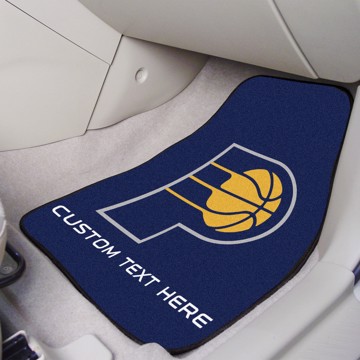 Picture of Indiana Pacers Personalized Carpet Car Mat Set