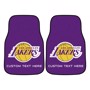 Picture of Los Angeles Lakers Personalized Carpet Car Mat Set