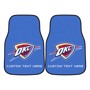 Picture of Oklahoma City Thunder Personalized Carpet Car Mat Set