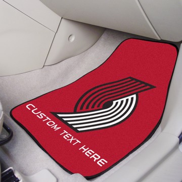 Picture of NBA - Portland Trail Blazers Personalized Carpet Car Mat Set