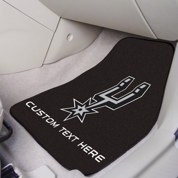 Picture of NBA - San Antonio Spurs Personalized Carpet Car Mat Set