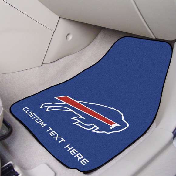Picture of Buffalo Bills Personalized Carpet Car Mat Set
