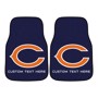 Picture of Chicago Bears Personalized Carpet Car Mat Set