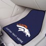 Picture of Denver Broncos Personalized Carpet Car Mat Set