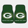 Picture of Green Bay Packers Personalized Carpet Car Mat Set