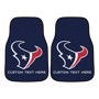 Picture of Houston Texans Personalized Carpet Car Mat Set