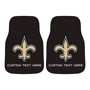 Picture of New Orleans Saints Personalized Carpet Car Mat Set