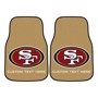 Picture of San Francisco 49ers Personalized Carpet Car Mat Set