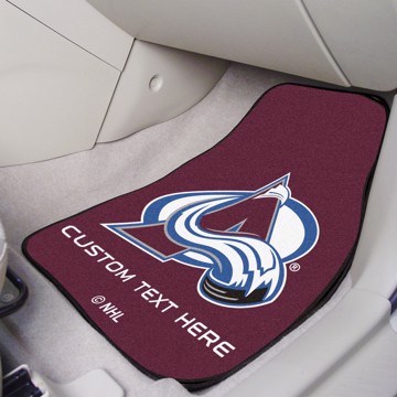 Picture of Colorado Avalanche Personalized Carpet Car Mat Set