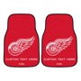 Picture of Detroit Red Wings Personalized Carpet Car Mat Set