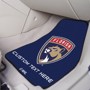 Picture of Florida Panthers Personalized Carpet Car Mat Set