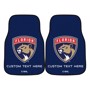 Picture of Florida Panthers Personalized Carpet Car Mat Set