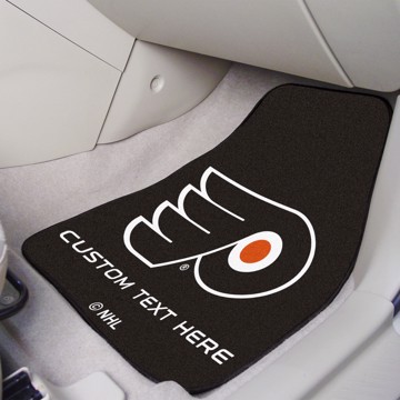 Picture of Philadelphia Flyers Personalized Carpet Car Mat Set