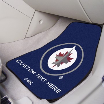 Picture of NHL - Winnipeg Jets Personalized Carpet Car Mat Set