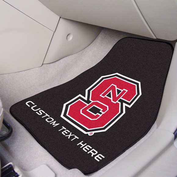 Picture of NC State Personalized Carpet Car Mat Set