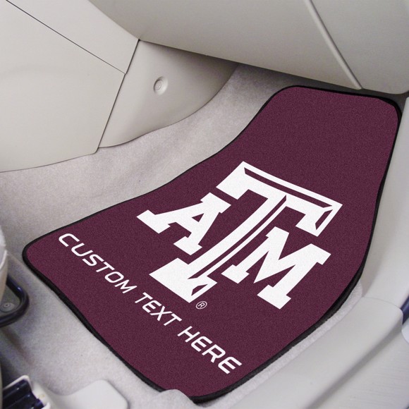 Picture of Texas A&M Personalized Carpet Car Mat Set
