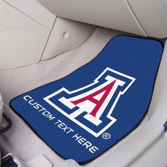 Picture of Arizona Personalized Carpet Car Mat Set