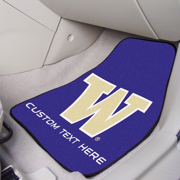 Picture of Washington Personalized Carpet Car Mat Set