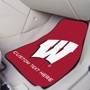 Picture of Wisconsin Personalized Carpet Car Mat Set