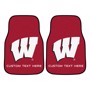 Picture of Wisconsin Personalized Carpet Car Mat Set