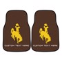 Picture of Wyoming Personalized Carpet Car Mat Set