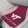 Picture of Virginia Tech Personalized Carpet Car Mat Set