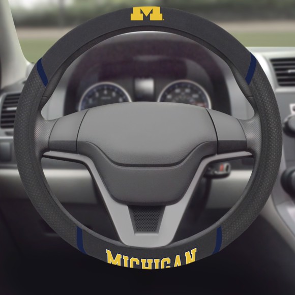 Picture of Michigan Wolverines Steering Wheel Cover