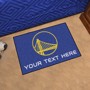 Picture of Golden State Warriors Personalized Starter Mat