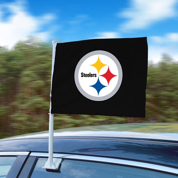 Picture of Pittsburgh Steelers Car Flag
