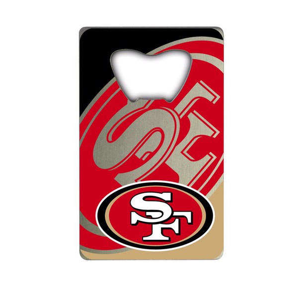 Picture of San Francisco 49ers Credit Card Bottle Opener