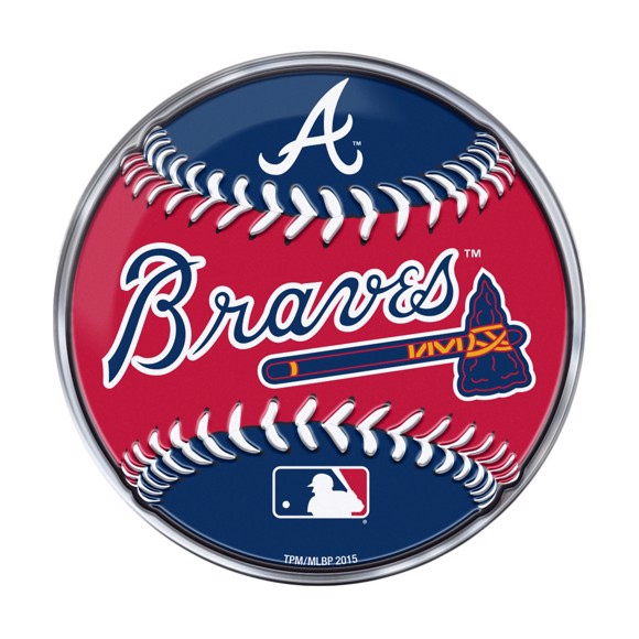 Picture of MLB - Atlanta Braves Embossed Baseball Emblem