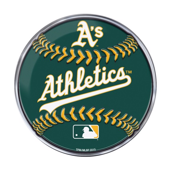 Picture of MLB - Oakland Athletics Embossed Baseball Emblem