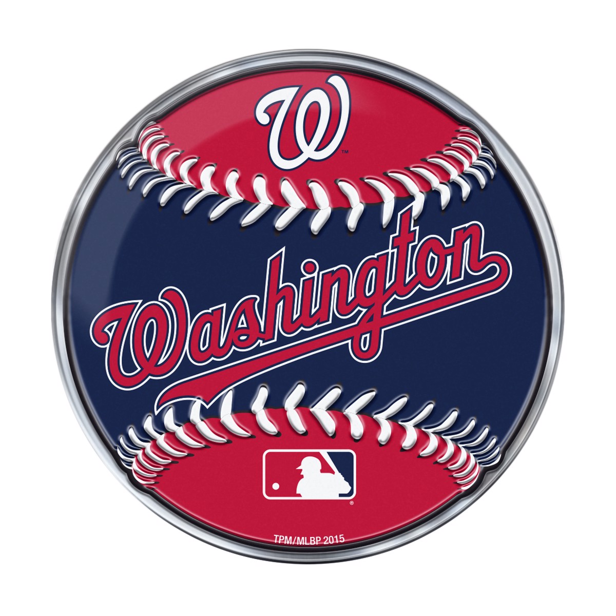 Mlb Washington Nationals Embossed Baseball Emblem Fanmats Sports