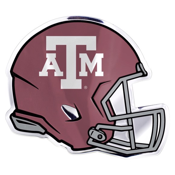 Picture of Texas A&M Aggies Embossed Helmet Emblem