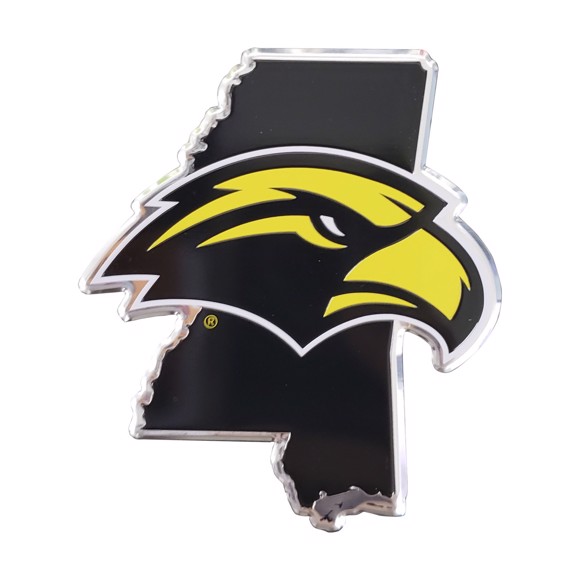 Picture of Southern Miss Golden Eagles Embossed State Emblem