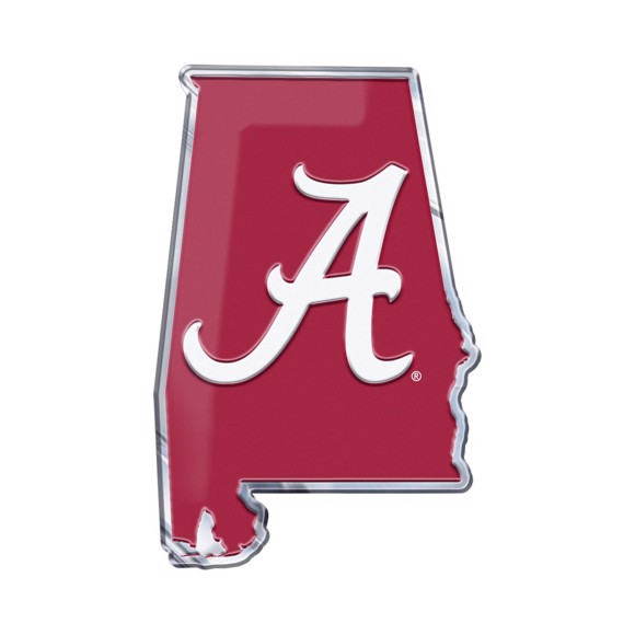 Picture of Alabama Crimson Tide Embossed State Emblem