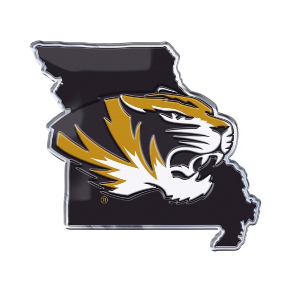 Picture of Missouri Tigers Embossed State Emblem