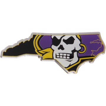 Picture of East Carolina Pirates Embossed State Emblem