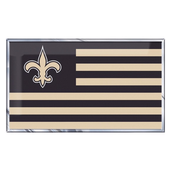 Picture of New Orleans Saints Embossed State Flag Emblem