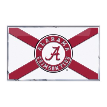 Picture of Alabama Crimson Tide Embossed State Flag Emblem