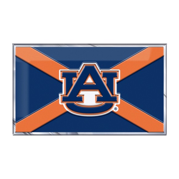 Picture of Auburn Tigers Embossed State Flag Emblem
