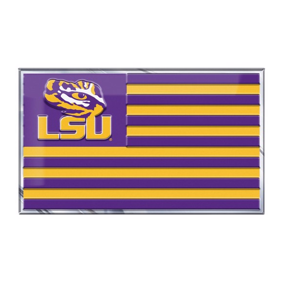 Picture of LSU Tigers Embossed State Flag Emblem