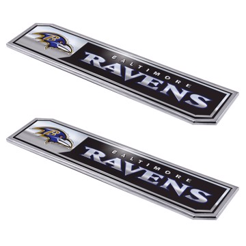 Picture of Baltimore Ravens Embossed Truck Emblem 2-pk