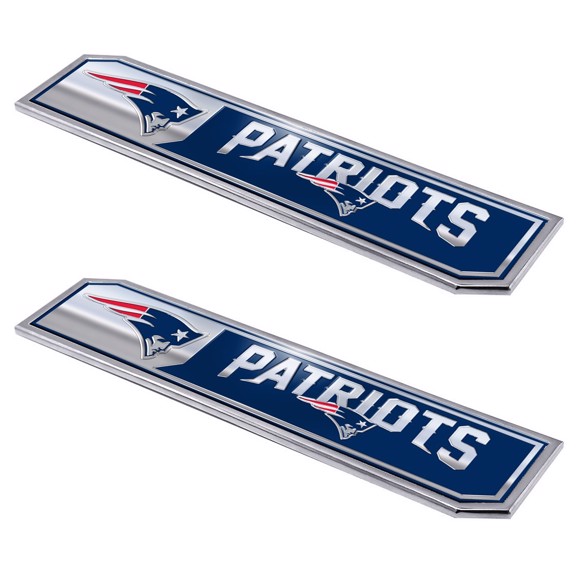 Picture of New England Patriots Embossed Truck Emblem 2-pk