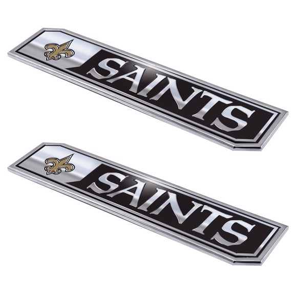Picture of New Orleans Saints Embossed Truck Emblem 2-pk